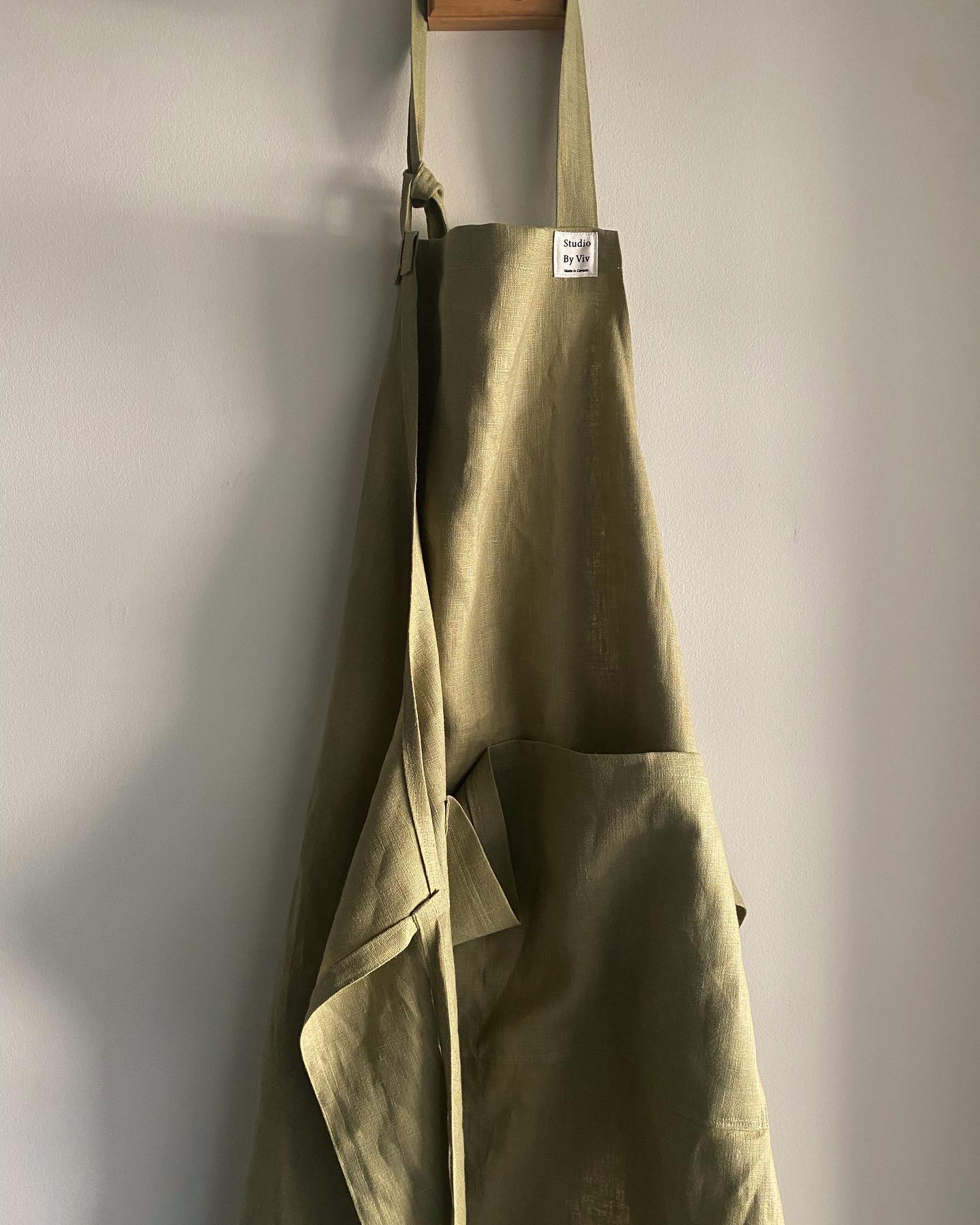 Linen Apron - Pistachio