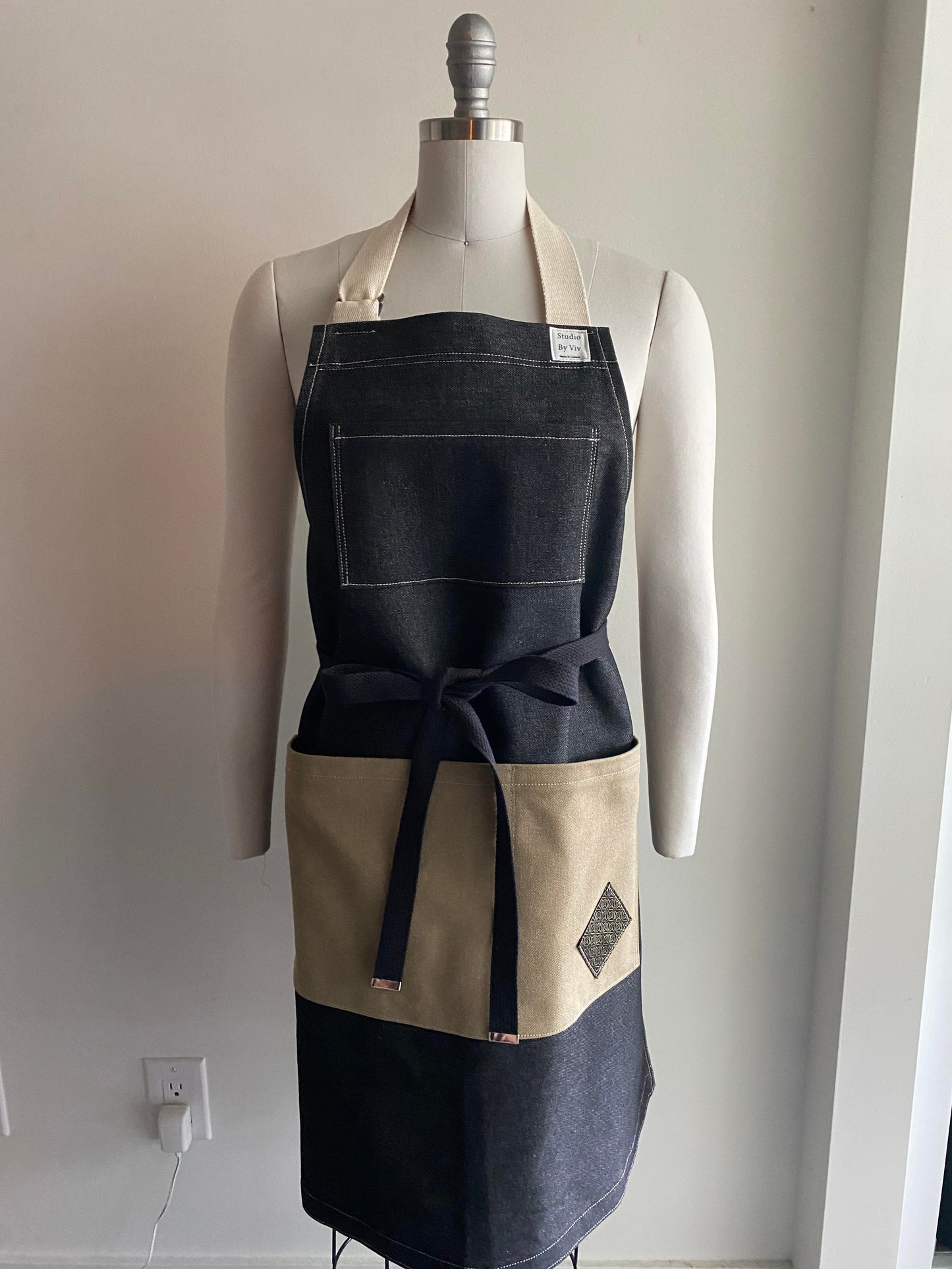 Jason- Dark Blue Denim Apron