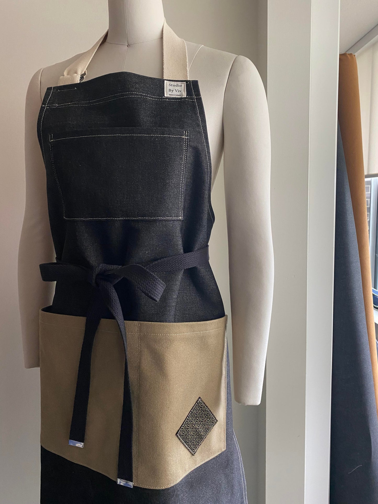 Jason- Dark Blue Denim Apron