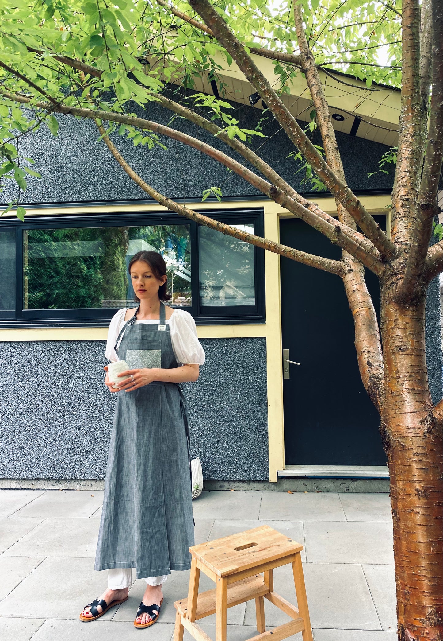 Light Weight Denim Pottery Apron
