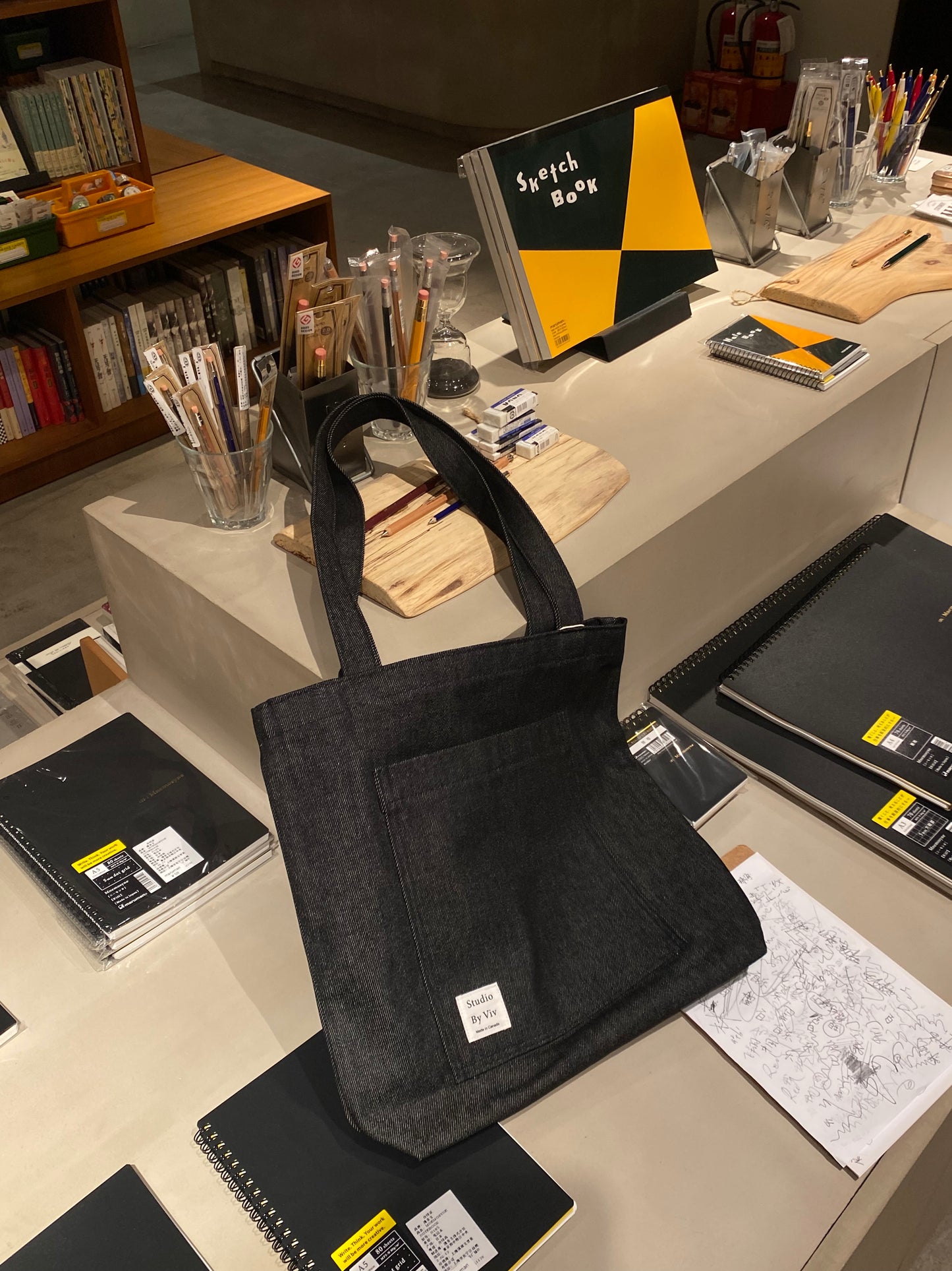 Denim Tote Bag