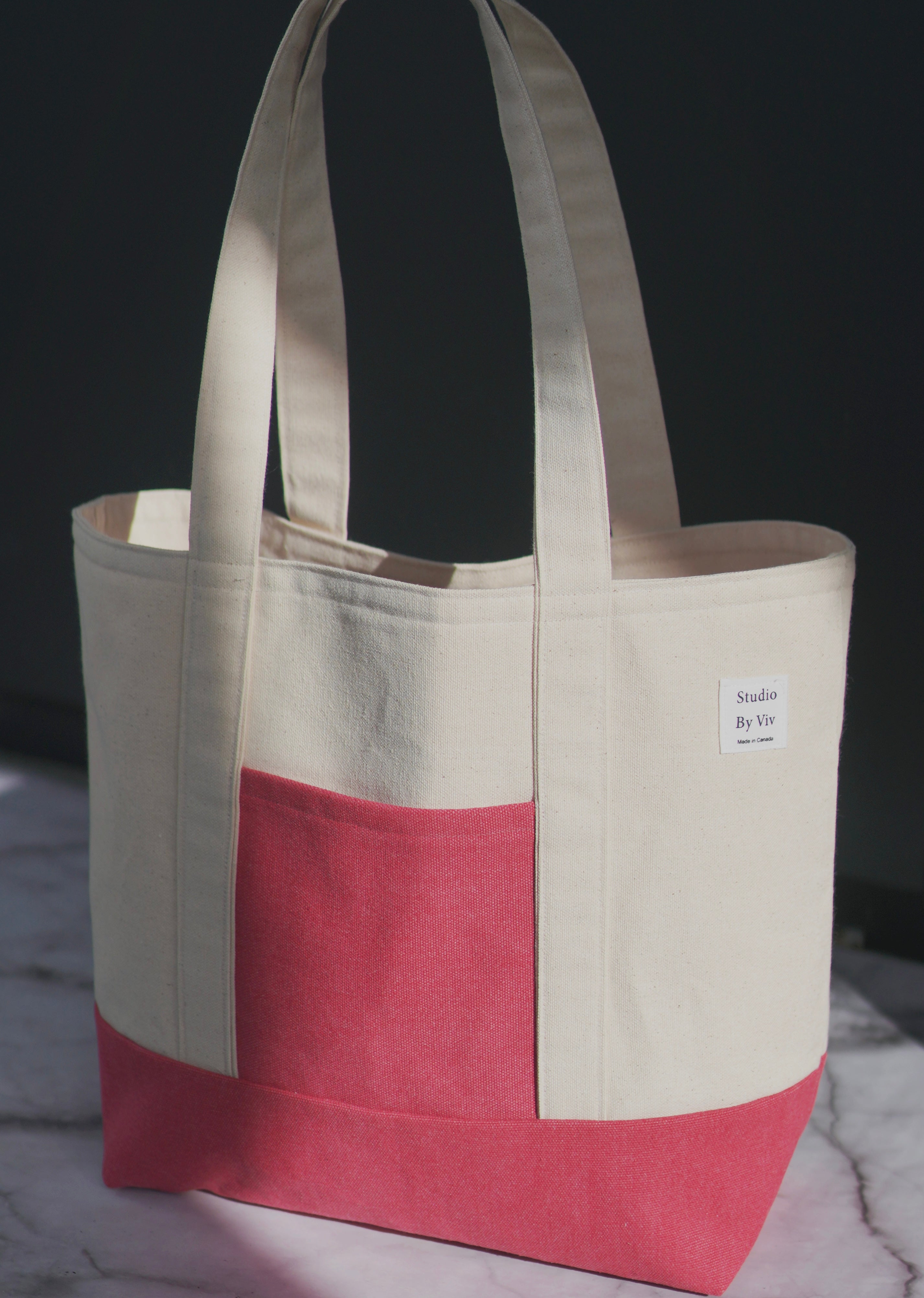Everyday Tote Bag - Strawberry Pink – Studio By Viv