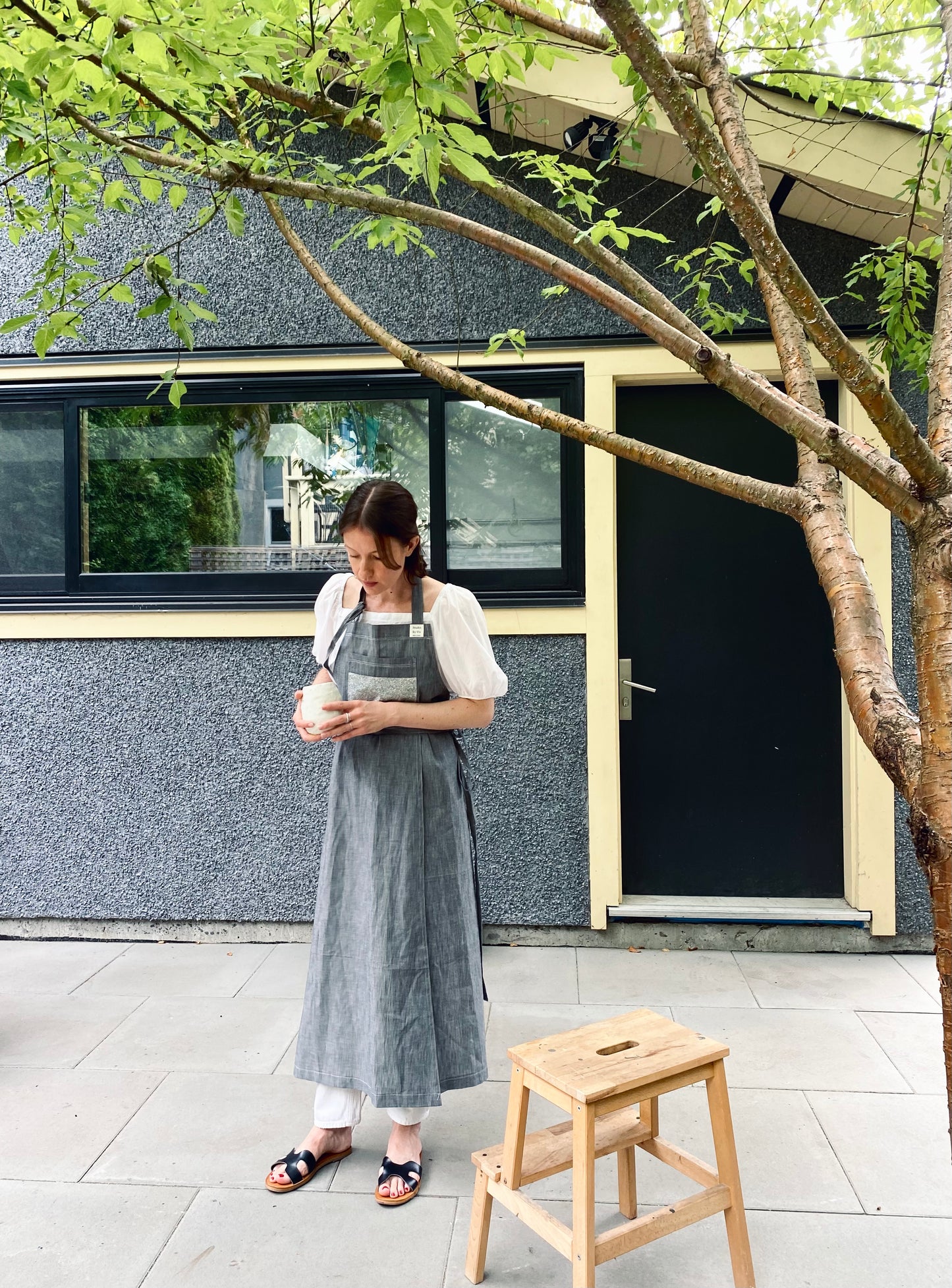 Light Weight Denim Pottery Apron