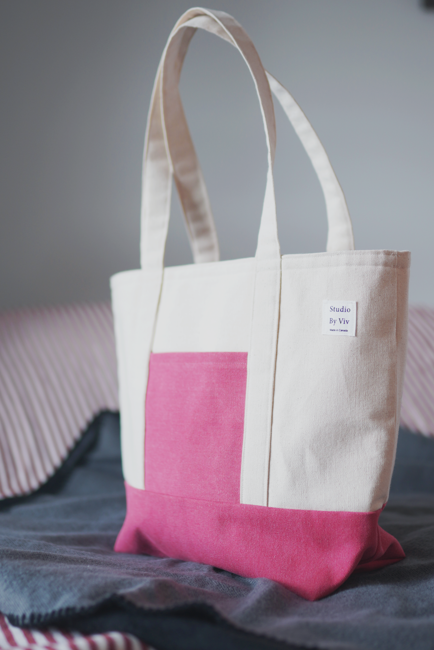 Everyday Tote Bag - Strawberry Pink